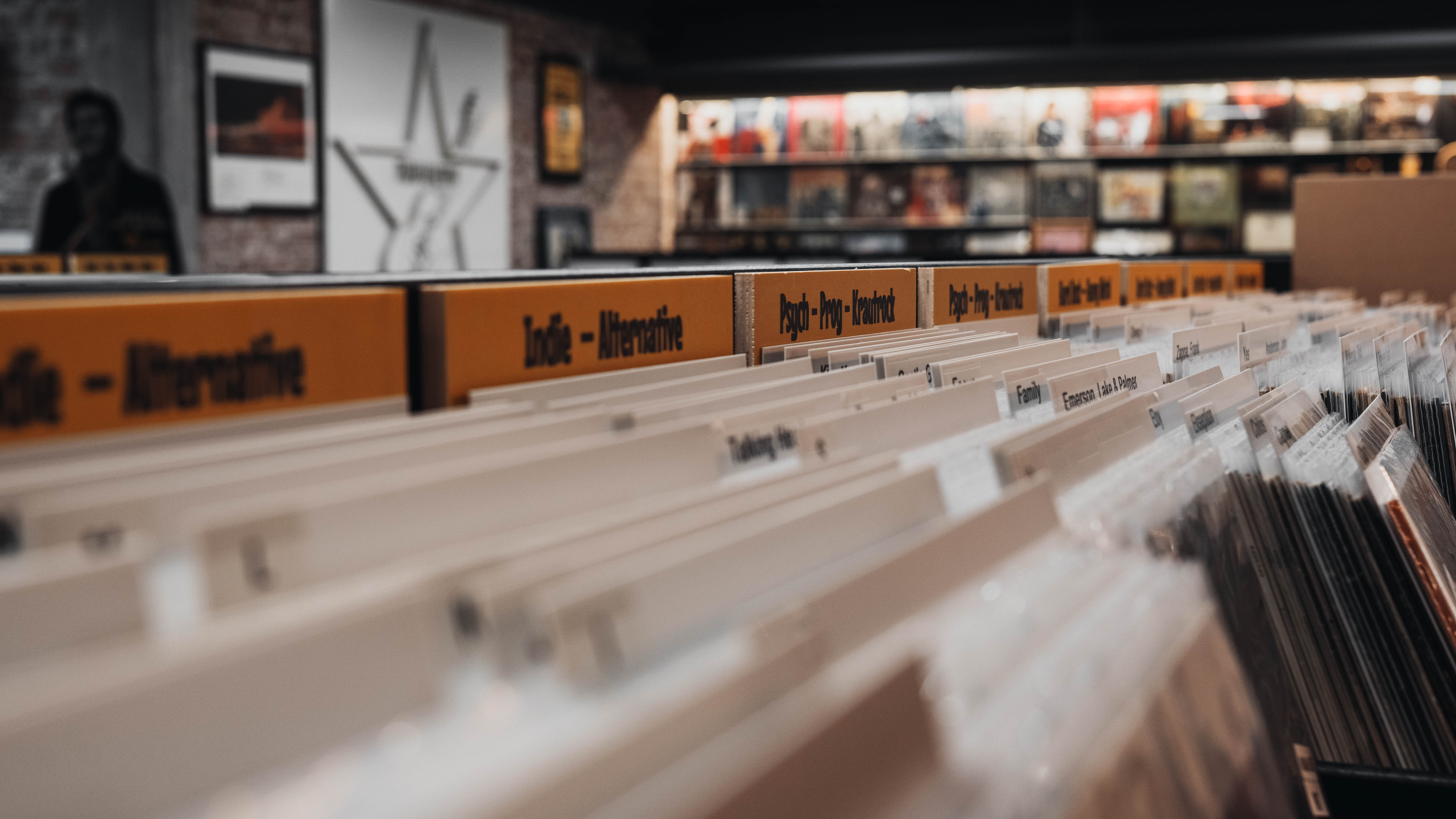 Detailaufnahme Schallplatte